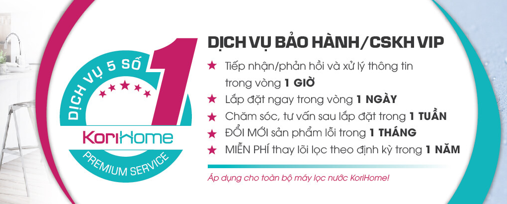 Phiếu bảo hành Korihome Phiếu bảo hành Korihome