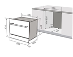 Máy rửa chén âm toàn phần Kaff KF BISMS8