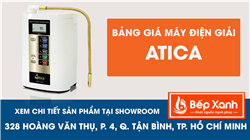 Bảng giá máy lọc nước điện giải ion kiềm Cleansui