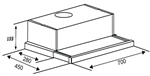 Máy hút mùi âm tủ Kaff KF-TL700