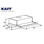 Máy hút mùi âm tủ Kaff KF-TL600